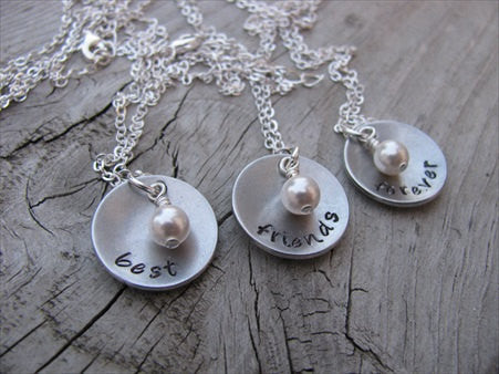 Set of 3 clearance friendship necklaces