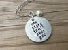 Quote Necklace- "my story isn't over yet" with an accent bead of your choice