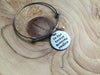 Quote Bracelet- "be the reason someone smiles" with an accent bead of your choice