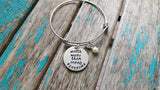 Quote Bracelet- "you are worth more than many sparrows" with an accent bead of your choice