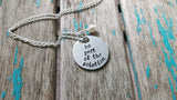Inspiration Necklace- "be part of the solution" with an accent bead of your choice