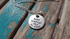 Inspiration Necklace- "have courage and be kind" with an accent bead of your choice