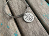 Quote Bracelet- "the beach is a poem without words" with an accent bead of your choice