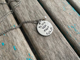 Inspiration Necklace- "No Hay Vida Mejor" and has a baptism (or start of pioneering) date of your choice and an accent bead of your choice