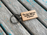 Quote Keychain- "The best sisters get promoted to Aunt" -Wood Keychain