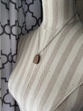 Quote Inspiration Necklace- "find your tribe love them fiercely" -Wood Necklace