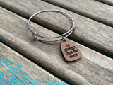 Strength Inspiration Bracelet- "be stronger than the storm" -Wood and Stainless Steel