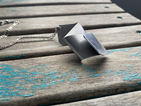 Abstract Wave Necklace