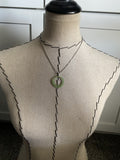 Green Circles Necklace- Lightweight Necklace