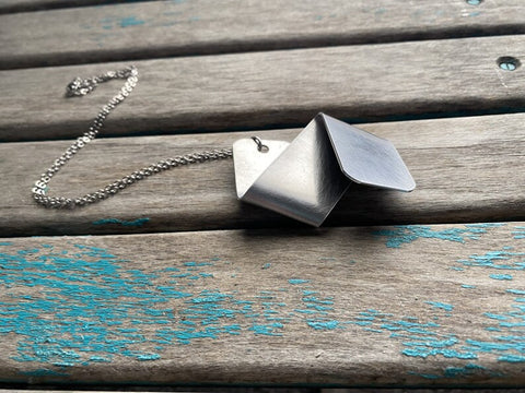 Abstract Wave Necklace