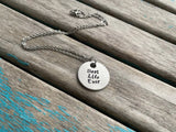 Inspirational Quote Necklace: "Best Life Ever"
