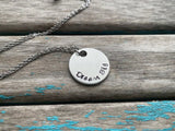 Inspirational Quote Necklace: "Dream Big"