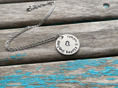 Inspirational Quote Necklace: "shaping hearts & minds"