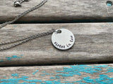 Inspirational Quote Necklace: "sister in law"