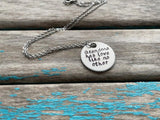 Inspirational Quote Necklace: "Grandma has love like no other"