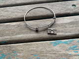 SALE- Camera Charm Bangle Bracelet