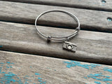 SALE- Camera Charm Bangle Bracelet