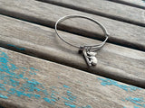 SALE- Koala Charm Bangle Bracelet - Adjustable Animal Jewelry