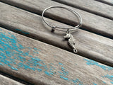 SALE- Best Friends Bangle Bracelet- Adjustable Charm Bracelet