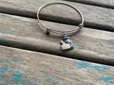 SALE- Nurse Charm Bangle Bracelet - Adjustable Bracelet