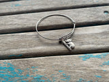 SALE- Koala Charm Bangle Bracelet - Adjustable Animal Jewelry