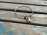 SALE- Koala Charm Bangle Bracelet - Adjustable Animal Jewelry