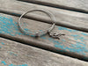 SALE- Bird Charm Bangle Bracelet - Adjustable Bracelet