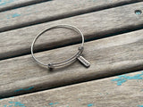 SALE- Dream Charm Bangle Bracelet - Adjustable Bracelet