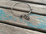 SALE- Birds Charm Bangle Bracelet - Adjustable Bracelet
