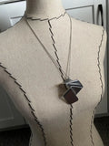 Abstract Sculptural Wave Necklace
