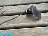 Abstract Sculptural Wave Necklace