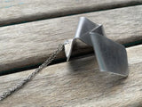 Abstract Sculptural Wave Necklace