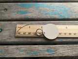 Cream and Silver Leather Earrings - Stainless Steel Hook Earrings