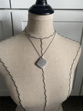 Textured Aluminum Necklace