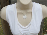 Dance Inspiration Necklace- "dance your heart out" - Hand-Stamped Necklace with an accent bead in your choice of colors