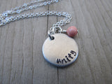 Unity Inspiration Necklace- "unity" - Hand-Stamped Necklace with an accent bead of your choice