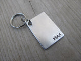 Sing Inspirational Keychain- "sing" - Hand Stamped Metal Keychain