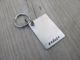 Endure Inspirational Keychain- "endure"  - Hand Stamped Metal Keychain