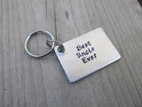 Uncle Keychain- "Best Uncle Ever" - Hand Stamped Metal Keychain