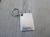 Loyalty Inspirational Keychain- "loyalty"  - Hand Stamped Metal Keychain