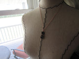 Copper and Teal Blue Necklace- Modern Necklace