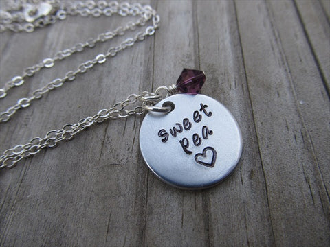 Sweet Pea Necklace