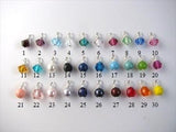 Inhale Exhale Inspiration Necklace- "inhale exhale"- Hand-Stamped Necklace with an accent bead in your choice of colors