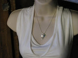 Hot Air Balloon Necklace with a pearl accent bead