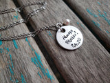 Always Rejoice! Necklace- Hand Stamped Necklace “Always Rejoice!” with a date and accent bead of your choice
