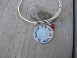 Dream It Wish It Do ItInspiration Bracelet- "dream it wish it do it" - Hand-Stamped Bracelet- Adjustable Bangle Bracelet with an accent bead of your choice