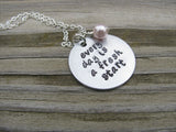 Every Day Is A Fresh Start Inspiration Necklace- "every day is a fresh start" - Hand-Stamped Necklace with an accent bead in your choice of colors