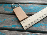 Service Year Keychain- "zooming into the new service year 2022" -with name of your choice- Personalized Wood Keychain