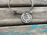Best Life Ever Bracelet- Hand-Stamped "Best Life Ever Pioneer School 2022” Bracelet with an accent bead of your choice